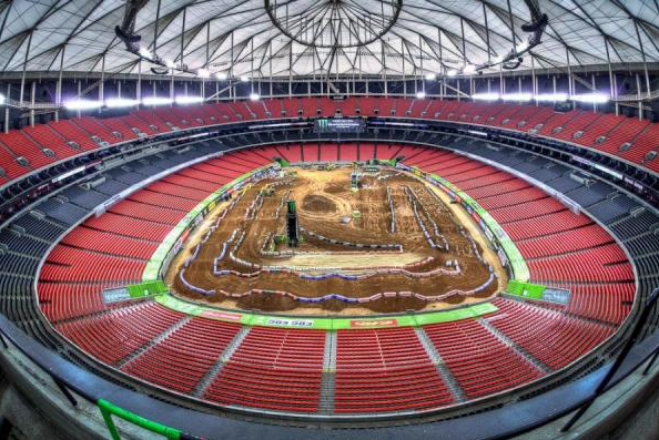 Le SX d'Atlanta prend forme