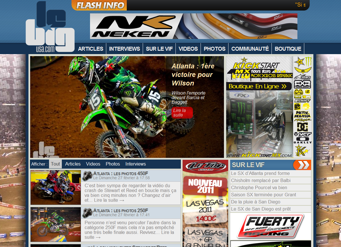 Bienvenu à Kickstart MX