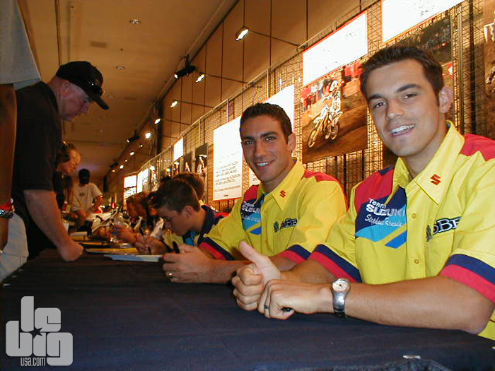 Seb' et Steph' en jaune en 2002