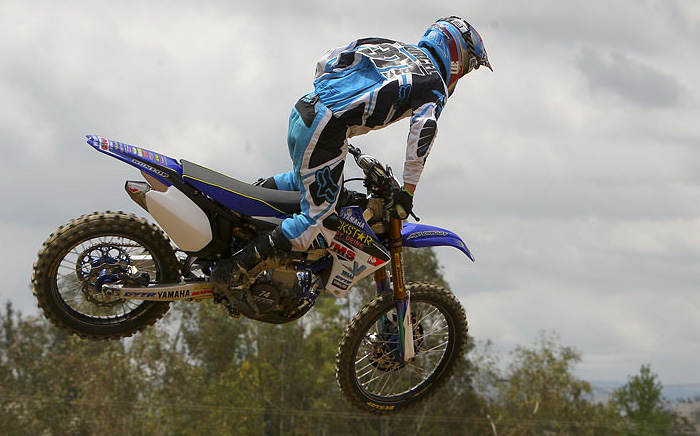 Chris Pourcel sur la Yamaha Valli