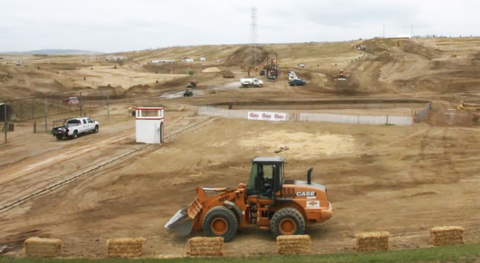 La préparation du circuit de Hangtown