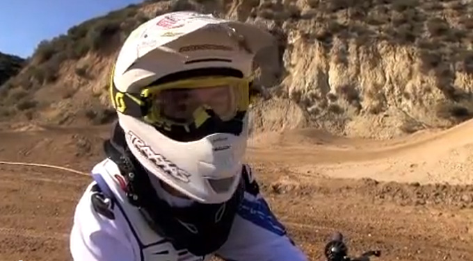 Blake Baggett en action