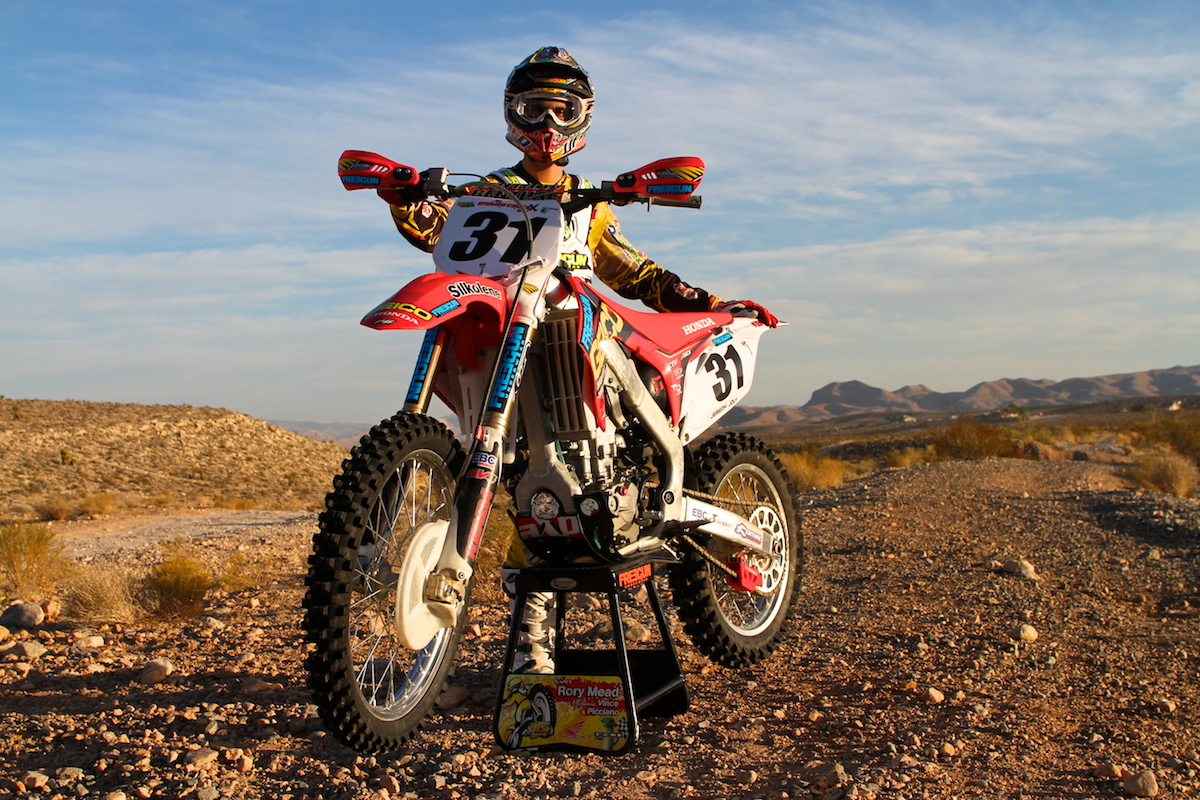 Jéremy avant l'Endurocross