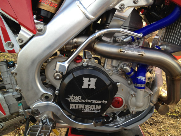 Un bout de la Honda de Reed