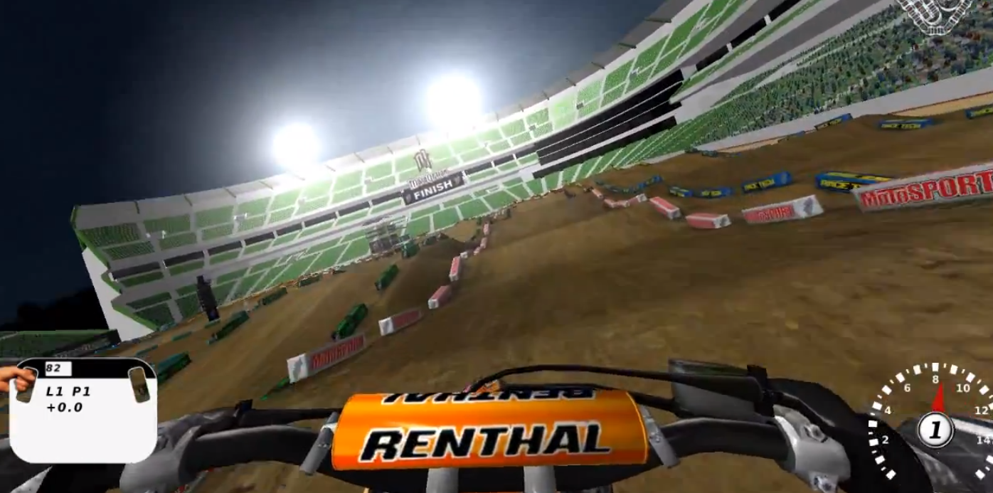 Le SX d'Oakland sur Mx Simulator