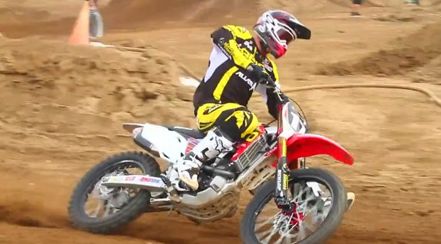 Eli Tomac à l'entrainement