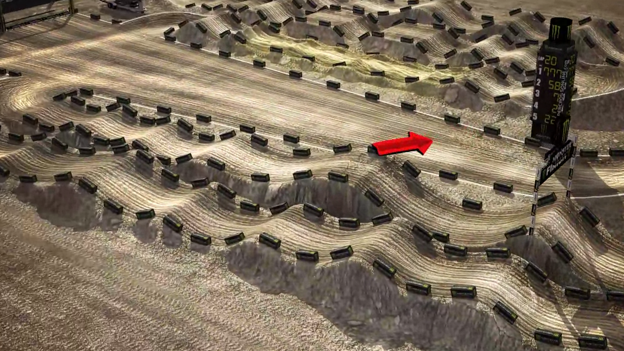 La piste d'Atlanta en 3D