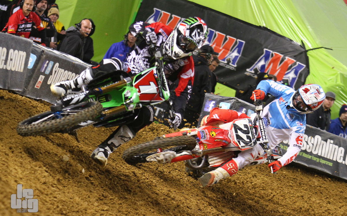 La vidéo 450F du SX de Dallas