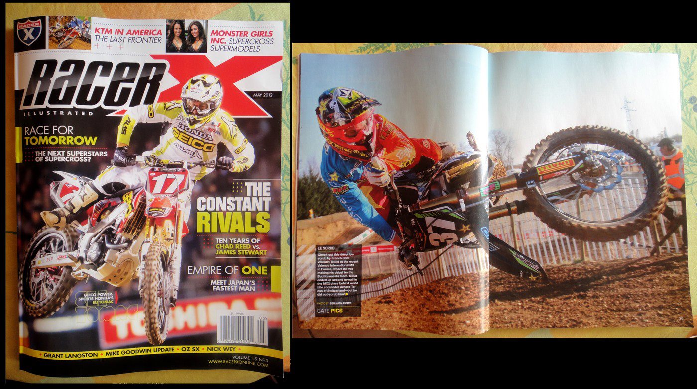 Notre Benji MX16 dans Racer X