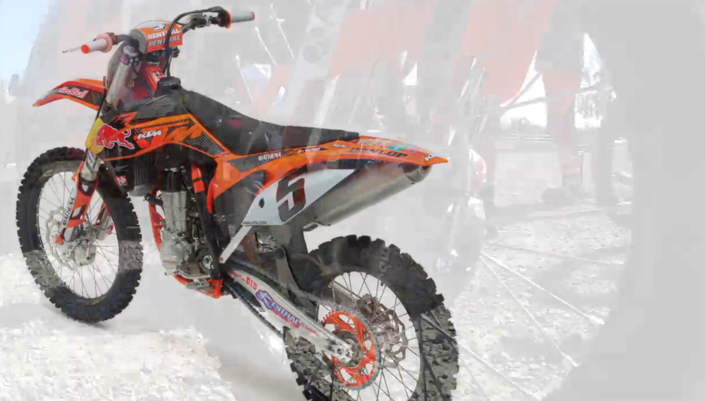 Vidéo : La KTM 450 SX-F 2012