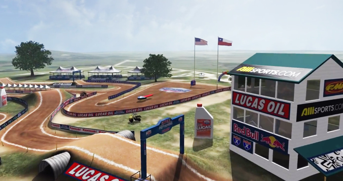La piste de Freestone en 3D