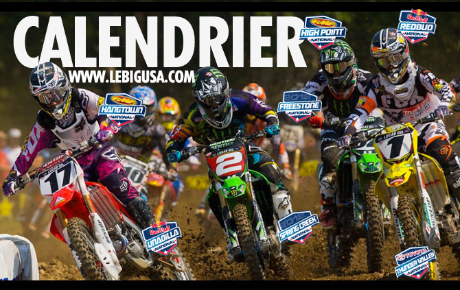 Le calendrier de l'outdoor 2012