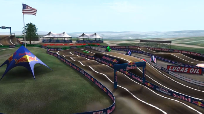 Le circuit de Red Bud en 3D