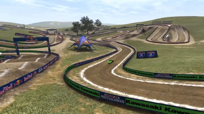 La piste de Steel City en 3D