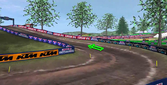 La piste de Southwick en 3D