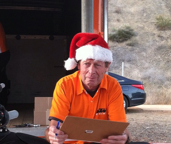 Le père Noël de KTM