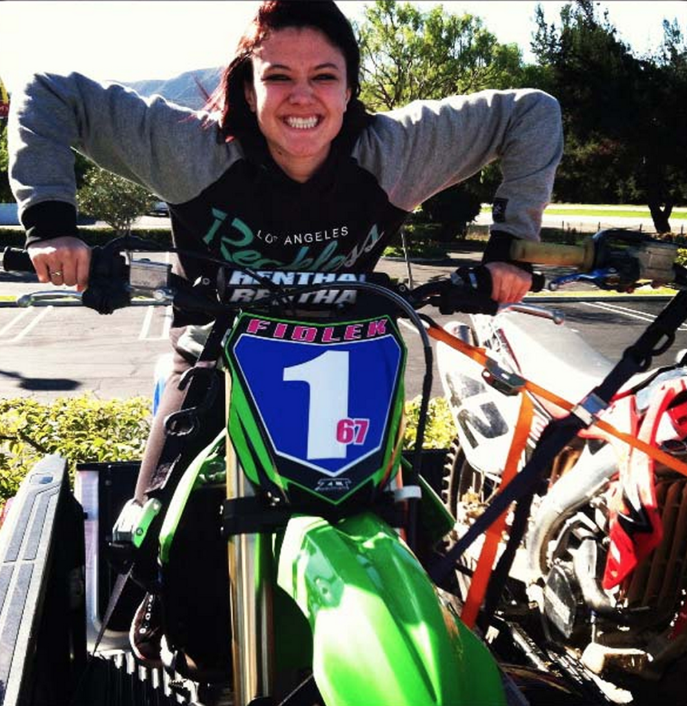 Ashley Fiolek en vert ?