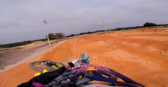 James Stewart en mode Supercross