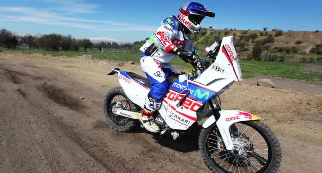 « Chaleco » 1er leader du Dakar