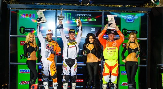 Tomac n°1 à Anaheim