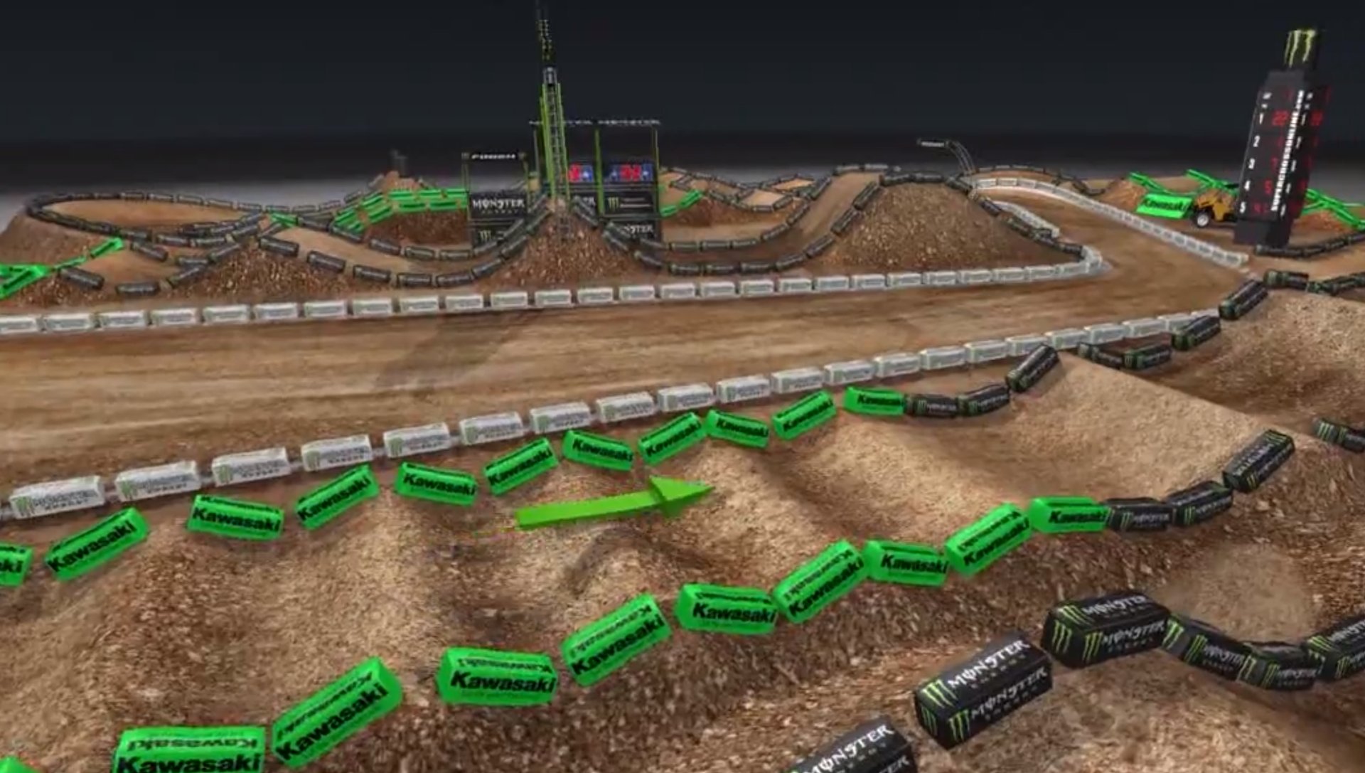La Flèche Verte sur la piste de St Louis