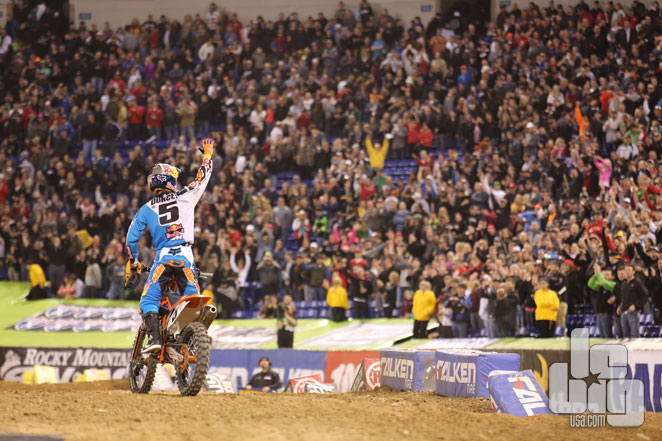 Dungey reprend la main chez lui