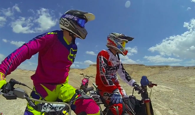 YCF en freeride à Las Vegas