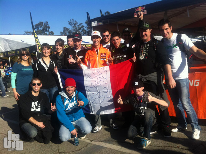 Les supporters français à Vegas