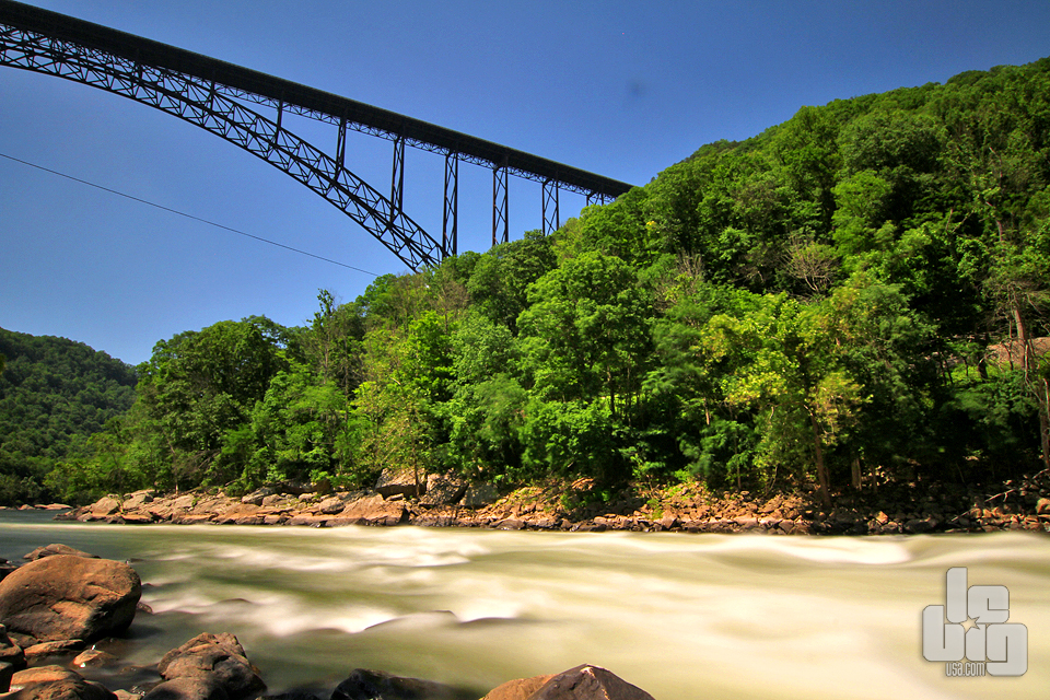 Vertige à New River Gorge 
