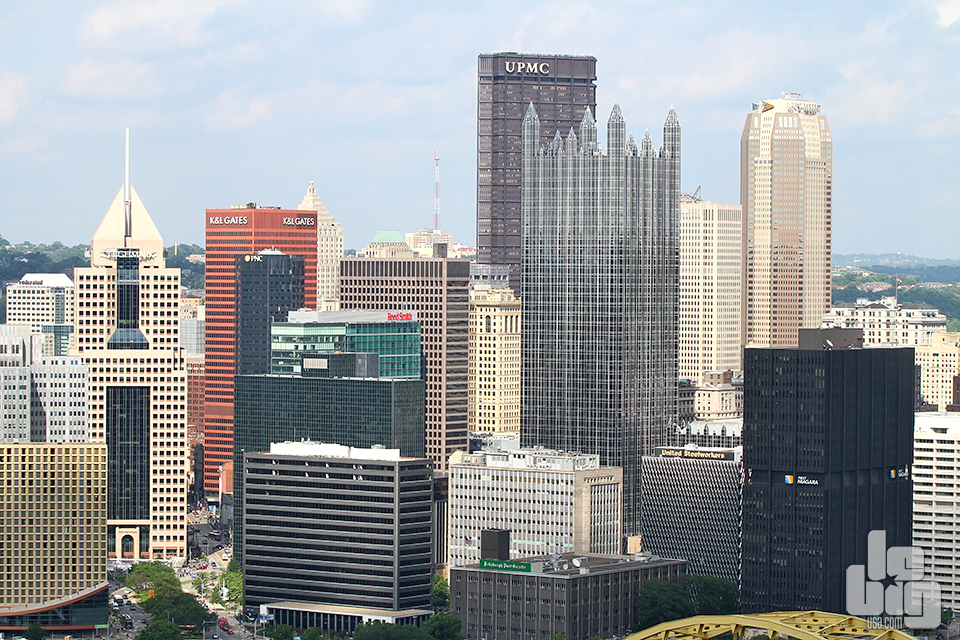 Pittsburgh vue d'en haut