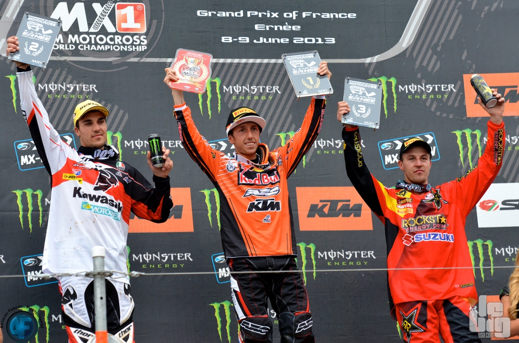 Carton plein de KTM au GP d'Ernée