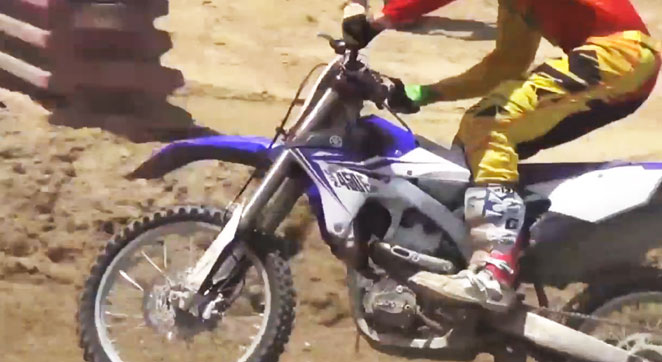 Travis Preston sur la YZF 450 2014