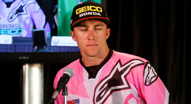 Eli Tomac : « enfin sur la 450F »