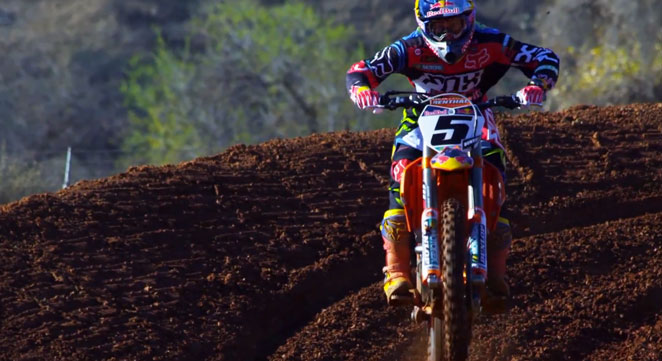 Dungey et Roczen à l'entrainement...