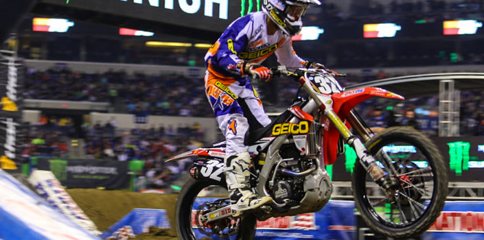 SX d'Indianapolis : les statistiques 250F