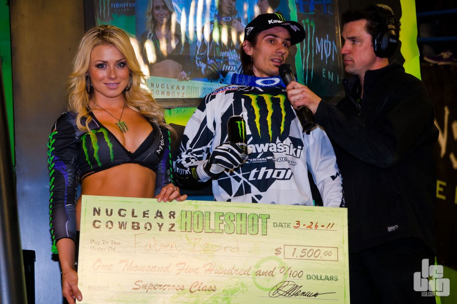 Fabien faisait le « holeshot » à Toronto