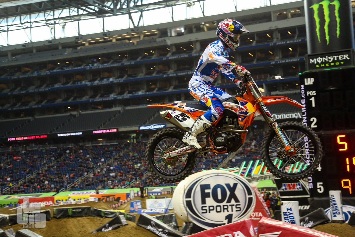 SX de Détroit : les photos des essais