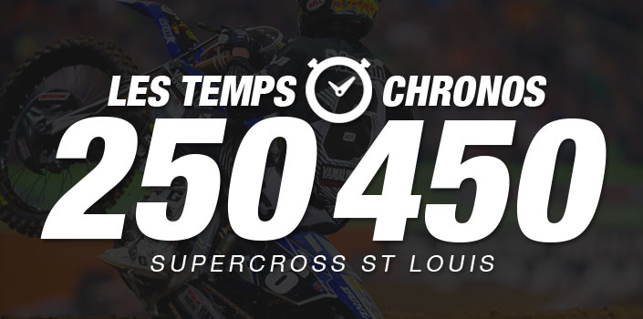 SX de St Louis : les temps chronos