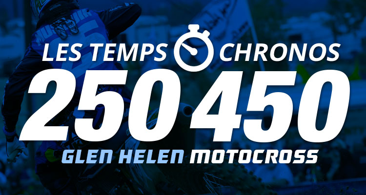 Les temps chronos de Glen Helen