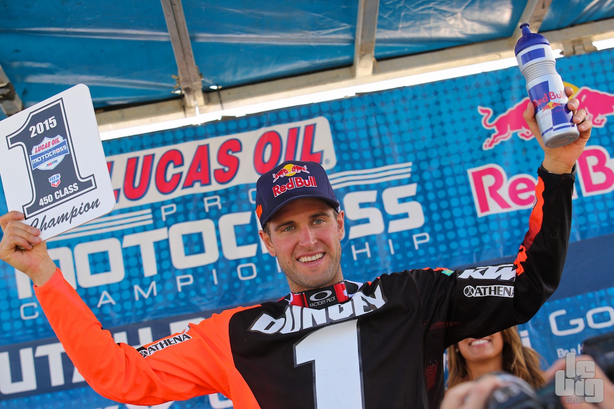 Dungey est Champion outdoor 2015