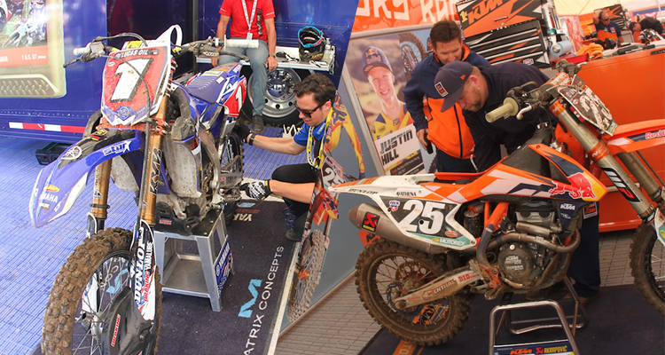 La tension chez KTM et Yamaha