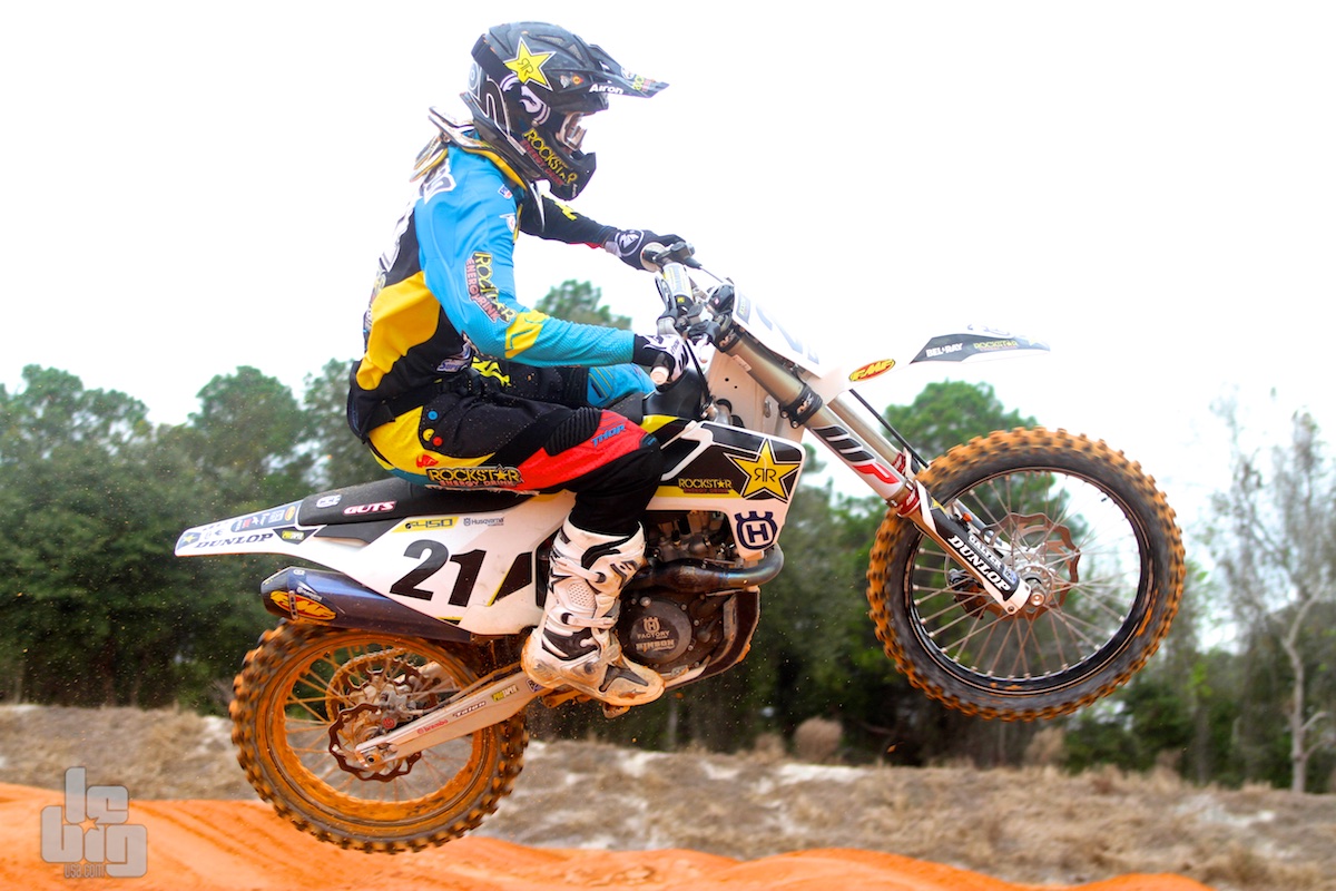 Jason Anderson à l'entrainement