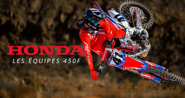 SX US 2016 : les équipes Honda en 450F