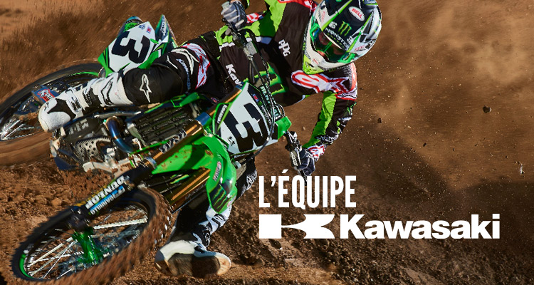 SX US 2016 : l'équipe Kawasaki en 450F