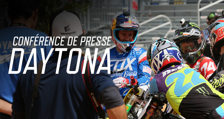 La conférence de presse de Daytona