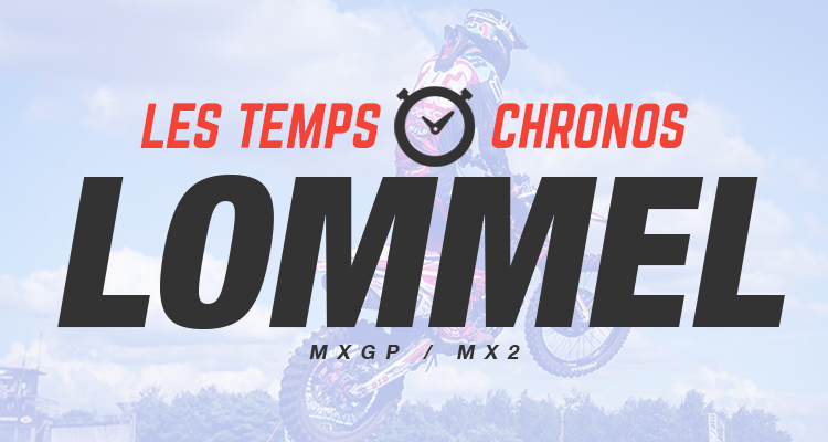 Lommel : les temps chronos