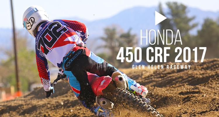 Honda CRF 450R 2017 : action !