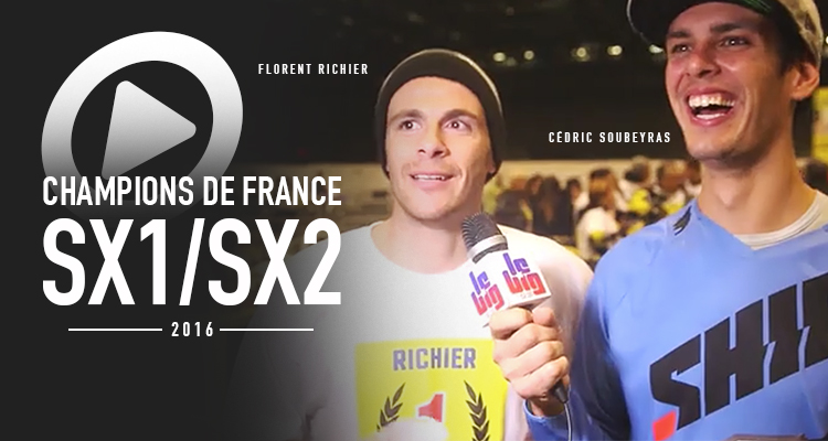Ils sont Champions de France SX1/SX2