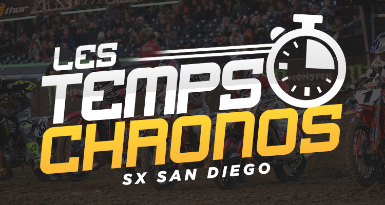 Les temps chronos du SX San Diego