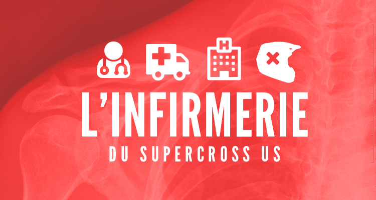 L'infirmerie du SX US et ses blessés